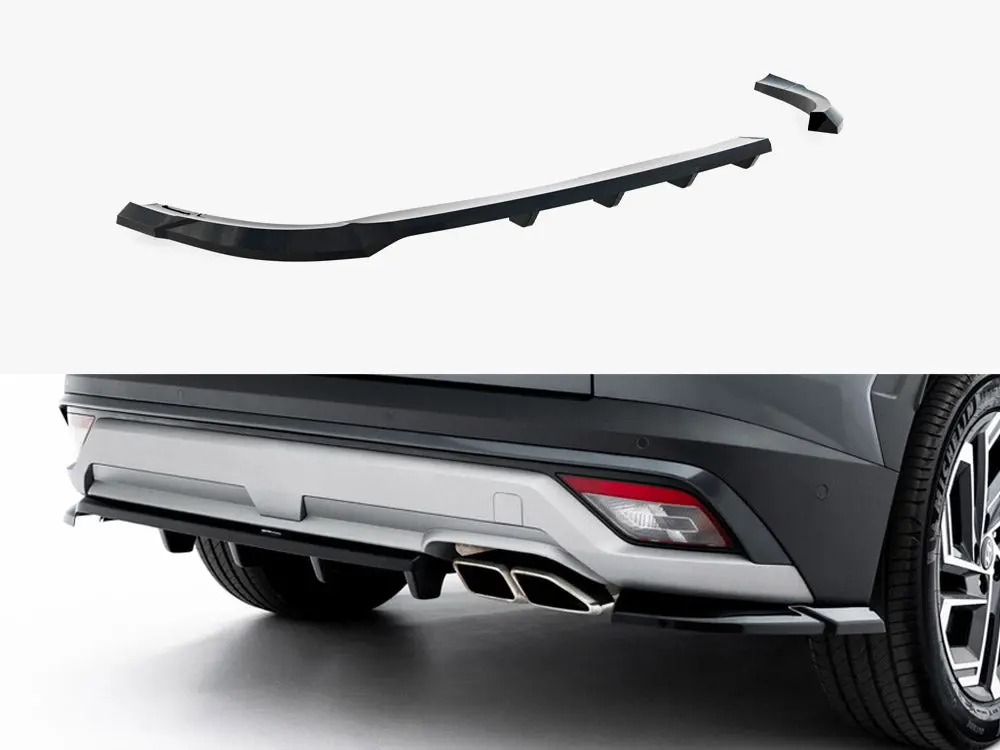 Maxton Design Rear Splitter (Vertical Bars) Hyundai Tucson Mk4 Facelift 1