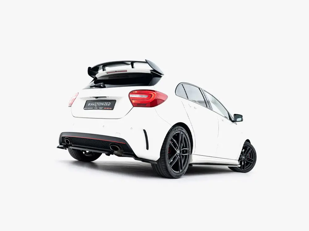 Maxton Design Rear Splitter (Vertical Bars) Mercedes W176 Amg-Line Pre-Facelift 2