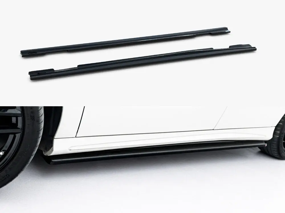 Maxton Design Side Skirt Diffusers Mercedes W176 Amg-Line Pre-Facelift 1