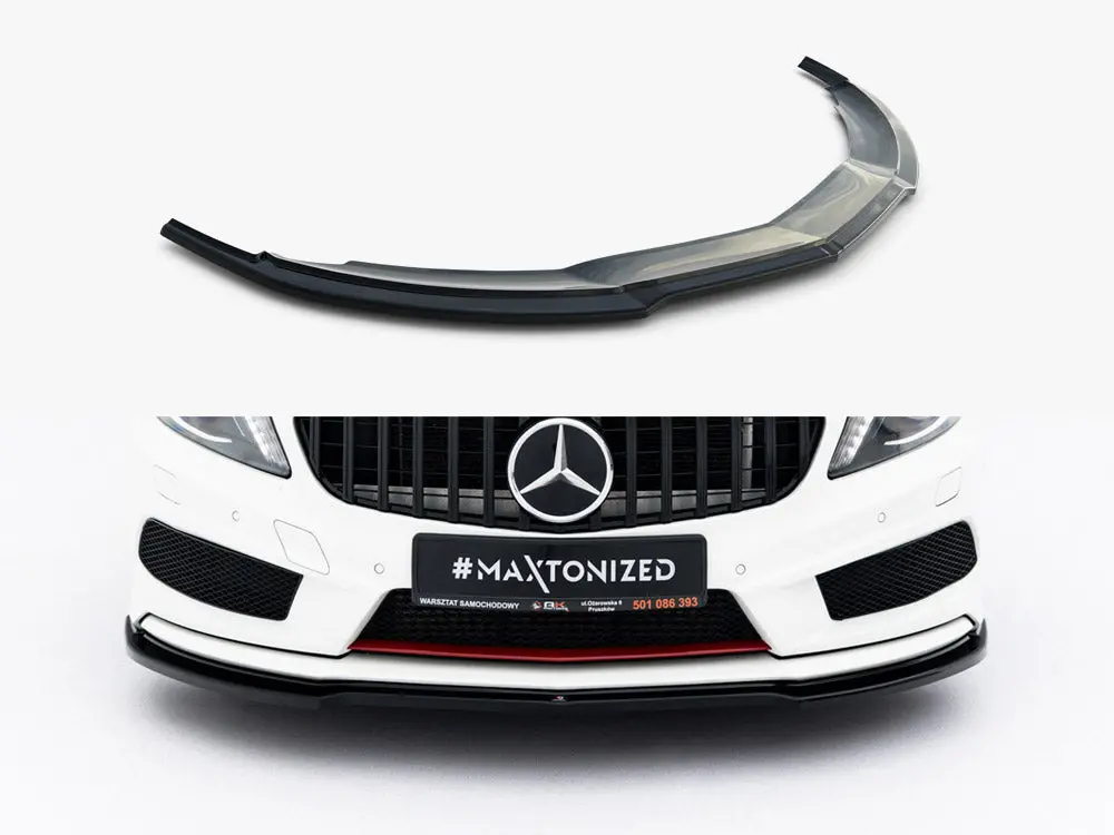 Maxton Design Front Splitter Mercedes W176 Amg-Line Pre-Facelift 1