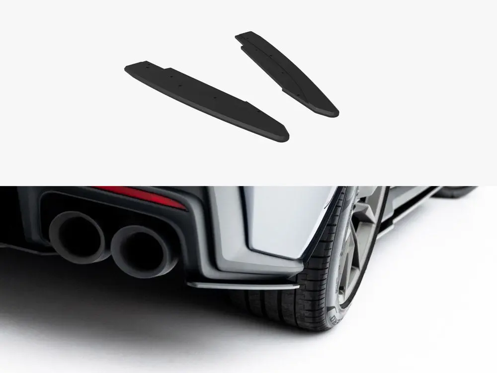 Maxton Design Street Pro Rear Side Splitters Ford Mustang Dark Horse Mk7 1