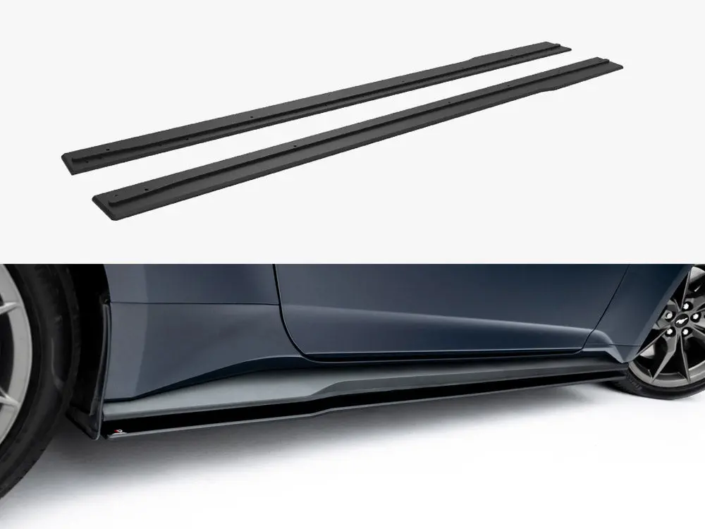Maxton Design Street Pro Side Skirts Diffusers Ford Mustang Dark Horse Mk7 1