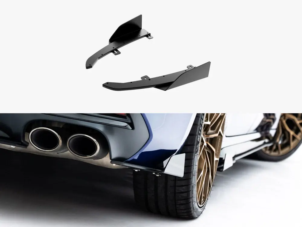 Maxton Design Street Pro Rear Side Splitters + Flaps Audi S5 Sedan / Avant B10 1