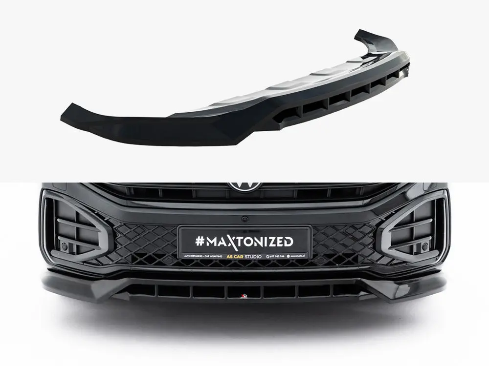 Maxton Design Front Splitter Volkswagen Touareg R-Line Mk3 Facelift 1