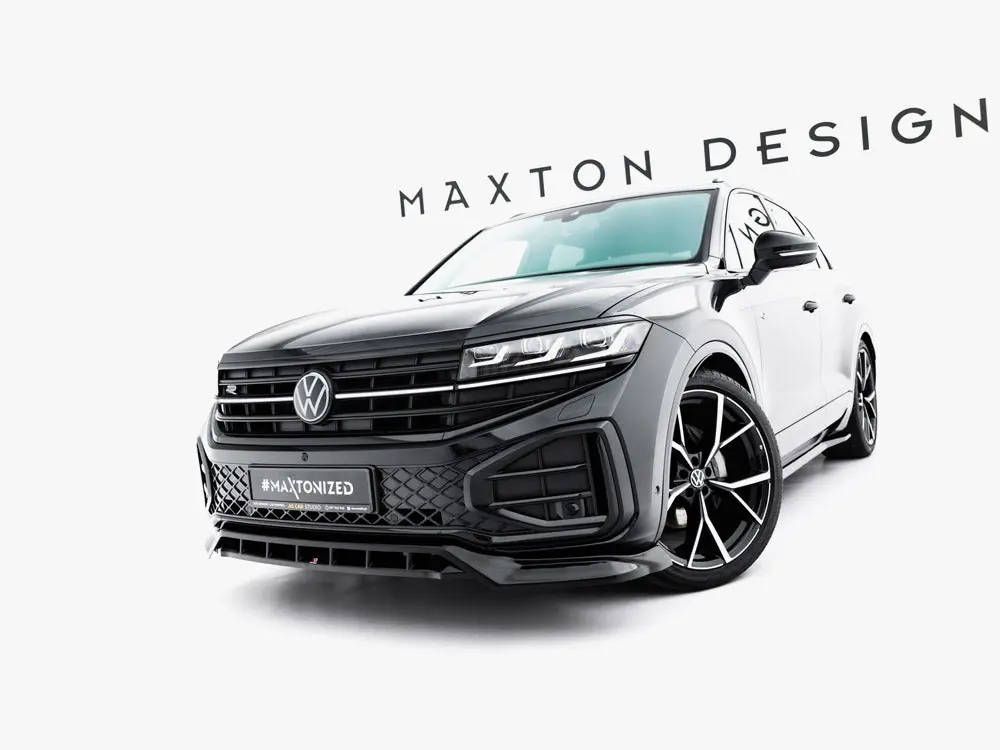Maxton Design Front Splitter Volkswagen Touareg R-Line Mk3 Facelift 2
