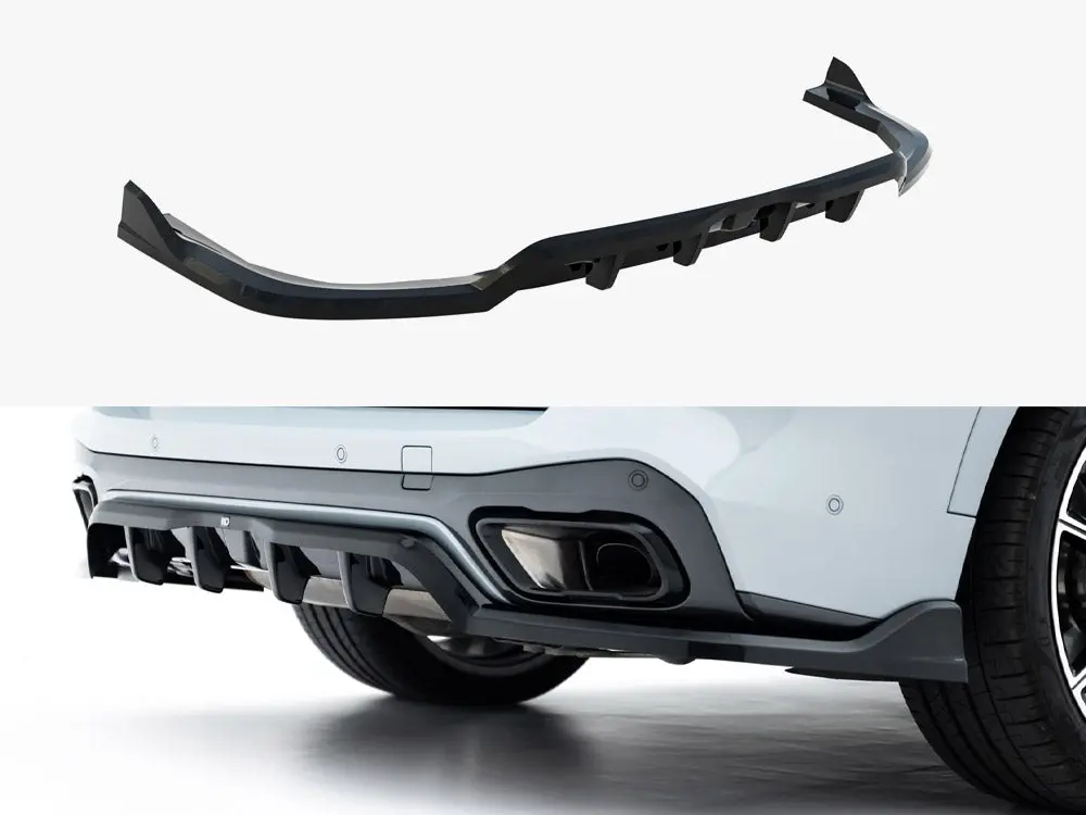 Maxton Design Rear Splitter (Vertical Bars) V.2 Bmw X5 M-Pack G05 Facelift 1