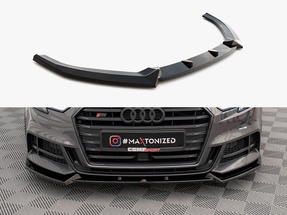 Maxton Design Front Splitter V.1 Audi S3 Sportback 8V Facelift 1