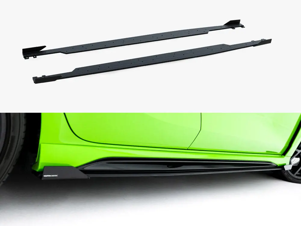 Maxton Design Street Pro Side Skirt Diffusers + Flaps Audi Rs3 Sportback 8Y Facelift 1