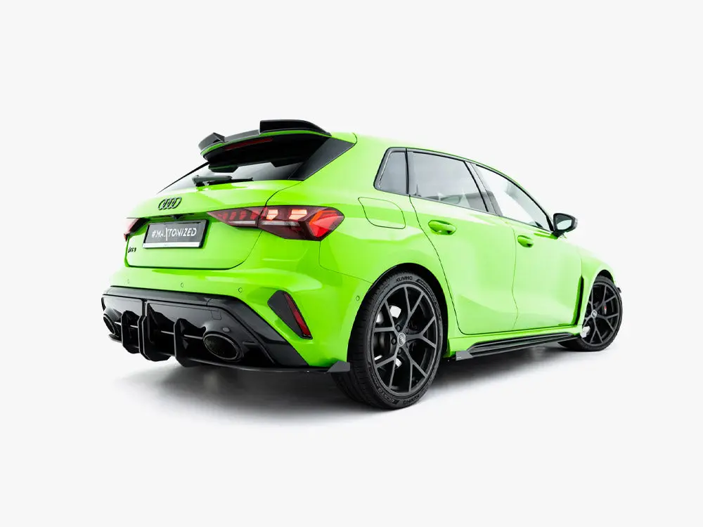 Maxton Design Street Pro Rear Diffuser + Flaps Audi Rs3 Sportback 8Y Facelift 2