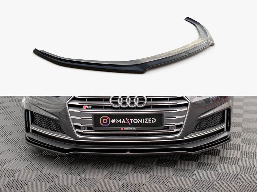 Maxton Design Front Splitter V.1 Audi S5 / A5 S-Line F5 Coupe / Sportback (2016-) 1