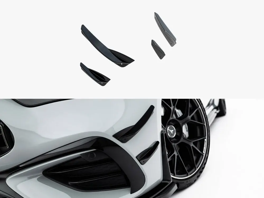 Maxton Design Front Bumper Wings (Canards) Mercedes-Amg Cle 53 Aero C236 1