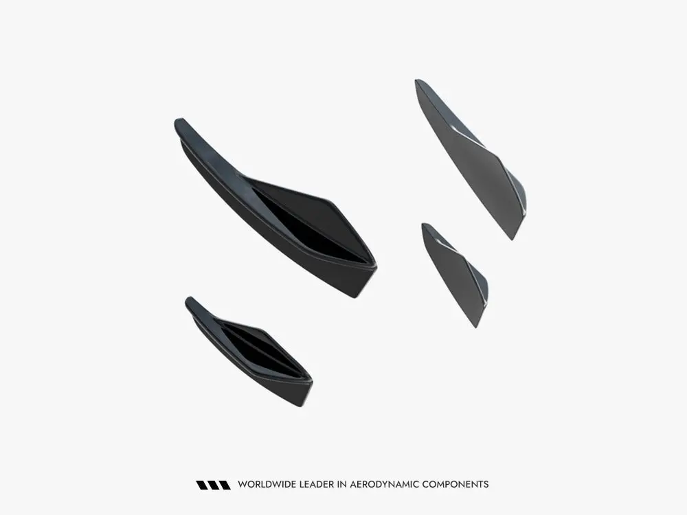 Maxton Design Front Bumper Wings (Canards) Audi A5 S-Line / S5 Sedan / Avant B10 1