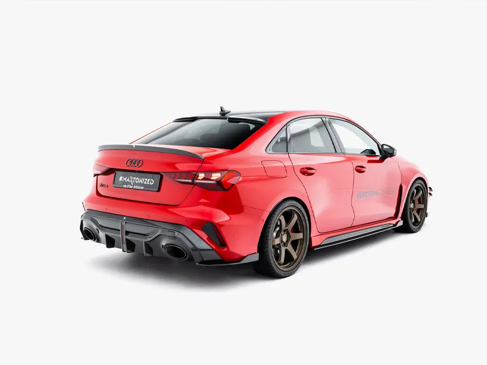 Maxton Design Prepreg Carbon Fiber Tailgate Spoiler V.2 Audi Rs3 / S3 / A3 S-Line / A3 Sedan 8Y Facelift 2