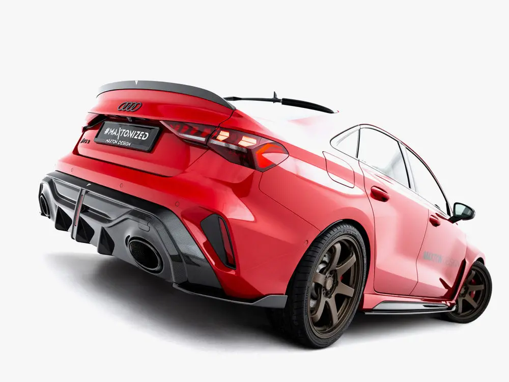 Maxton Design Prepreg Carbon Fiber Rear Diffuser Audi Rs3 Sedan 8Y Facelift 2