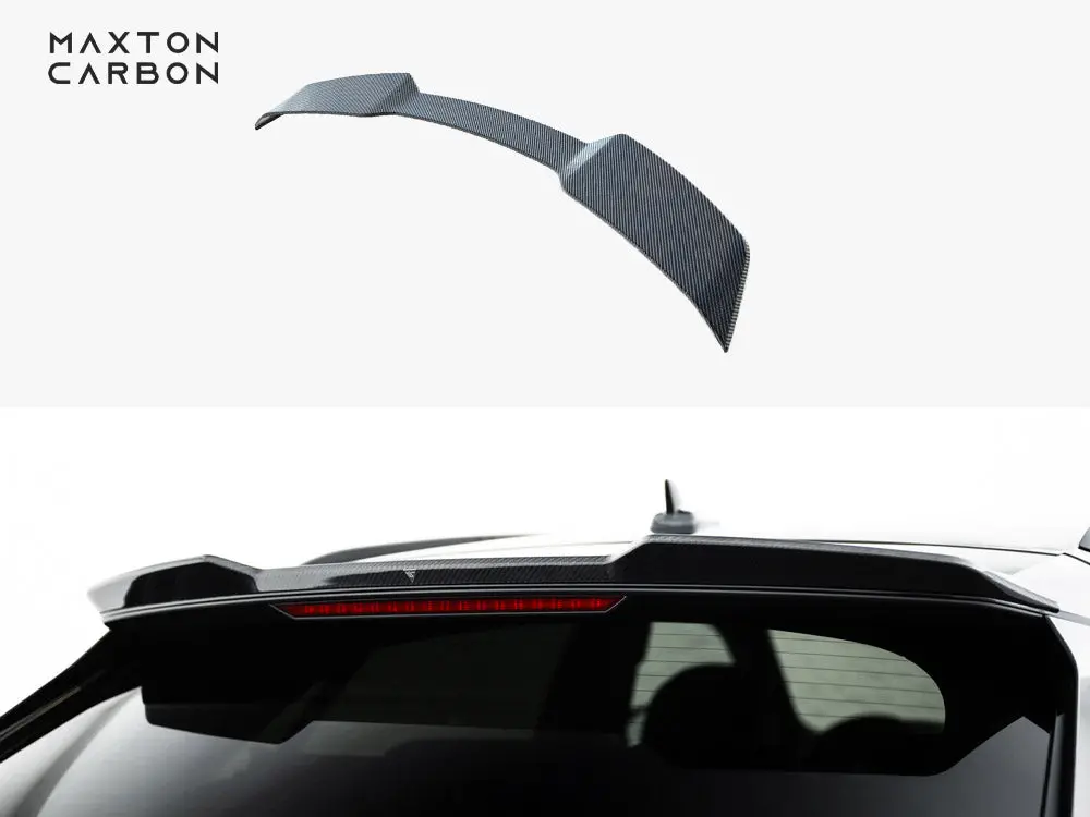 Maxton Design Carbon Fiber Tailgate Spoiler (Upper) Audi Sq8 / Q8 S-Line Mk1 Facelift 1