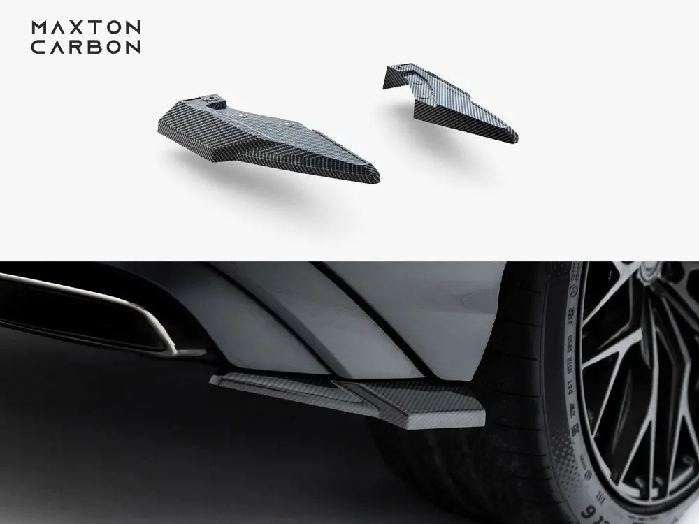 Maxton Design Prepreg Carbon Fiber Rear Side Splitters Audi Q8 S-Line Mk1 Facelift 1