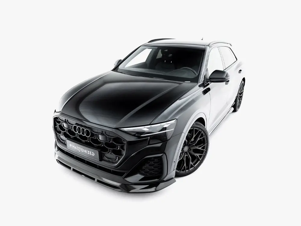 Maxton Design Prepreg Carbon Fiber Front Splitter Audi Sq8 / Q8 S-Line Mk1 Facelift 1