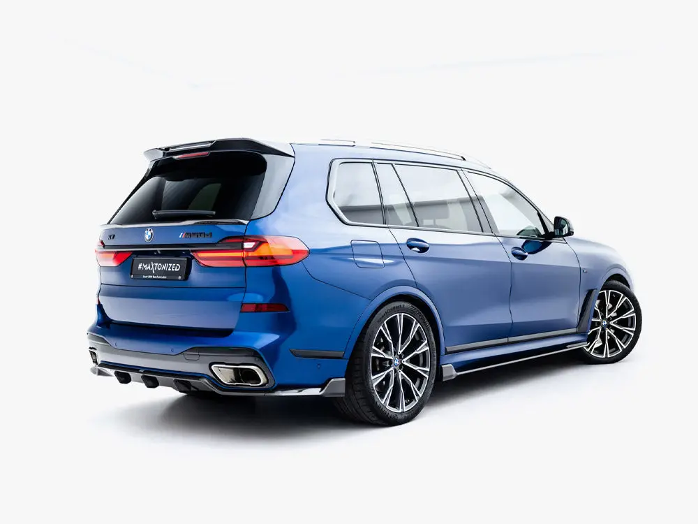 Maxton Design Prepreg Carbon Fiber Rear Diffuser Bmw X7 M-Pack G07 / G07 Facelift (Version With Towbar) 1