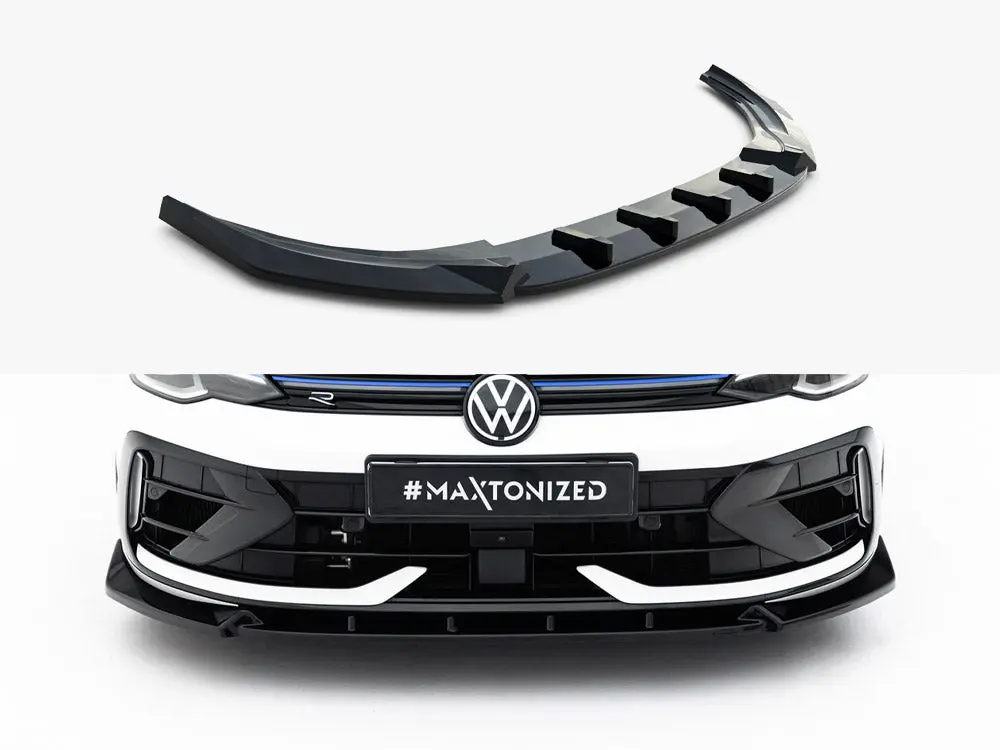 Maxton Design Front Splitter V.3 Volkswagen Golf R Variant Mk8 Facelift 1