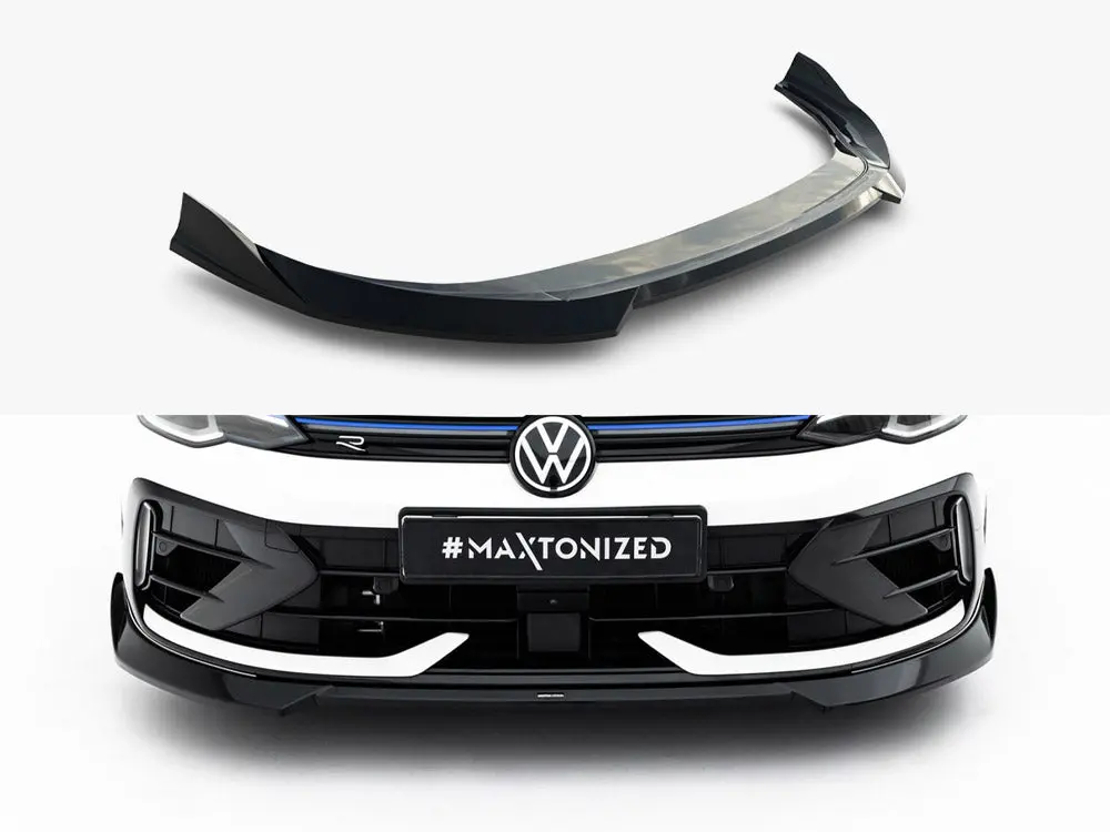 Maxton Design Front Splitter V.4 Volkswagen Golf R Variant Mk8 Facelift 1
