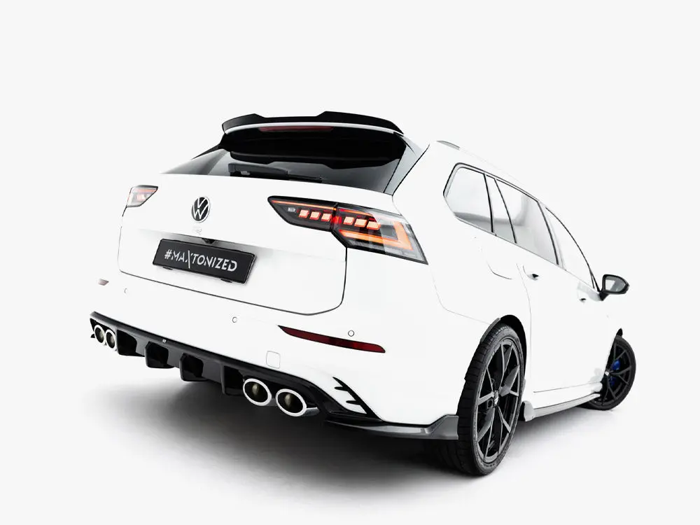 Maxton Design Rear Side Splitters V.2 Volkswagen Golf R Variant Mk8 Facelift 1