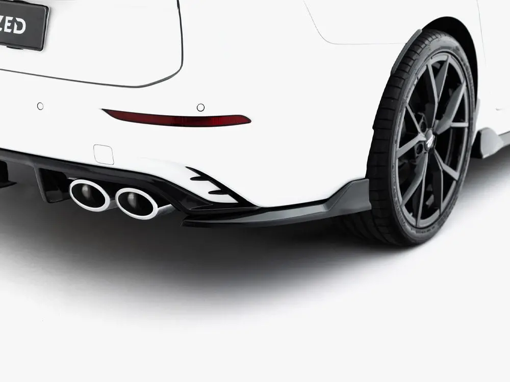 Maxton Design Rear Side Splitters V.2 Volkswagen Golf R Variant Mk8 Facelift 2