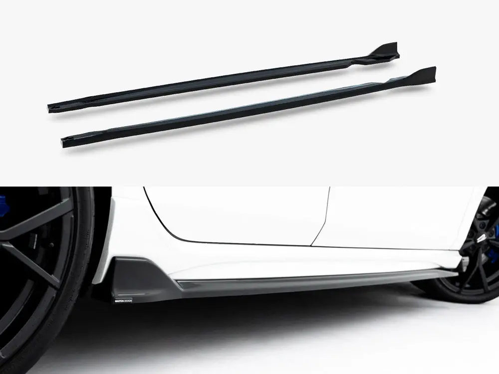 Maxton Design Side Skirt Diffusers Volkswagen Golf R Variant Mk8 Facelift 1