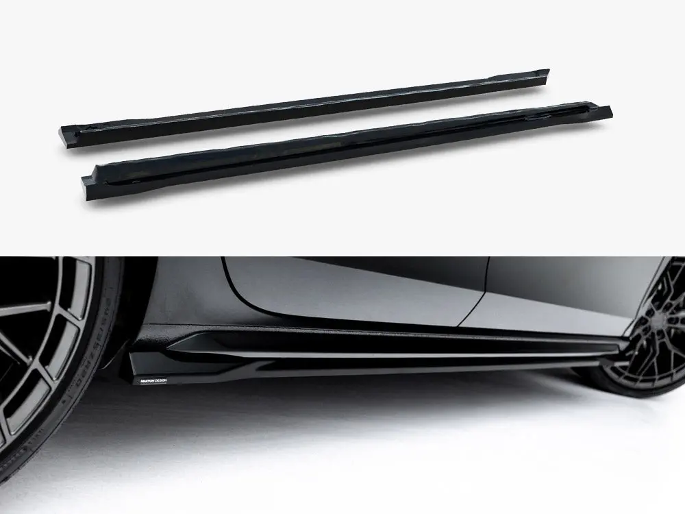 Maxton Design Side Skirt Diffusers V.1 Skoda Superb Sportline Mk4 1