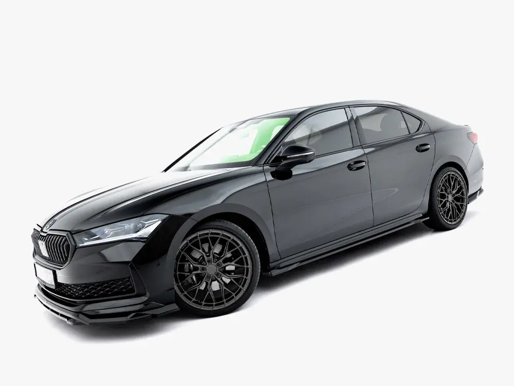 Maxton Design Side Skirt Diffusers V.1 Skoda Superb Sportline Mk4 2