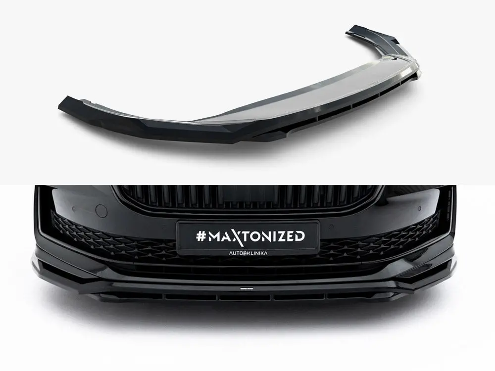 Maxton Design Front Splitter V.1 Skoda Superb Sportline Mk4 1