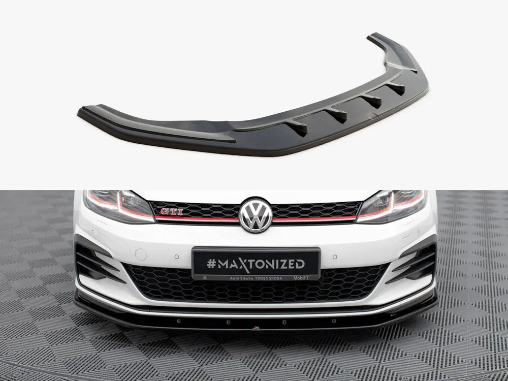 Maxton Design Front Splitter V.1 Volkswagen Golf Gti / Gtd Mk7 Facelift 1