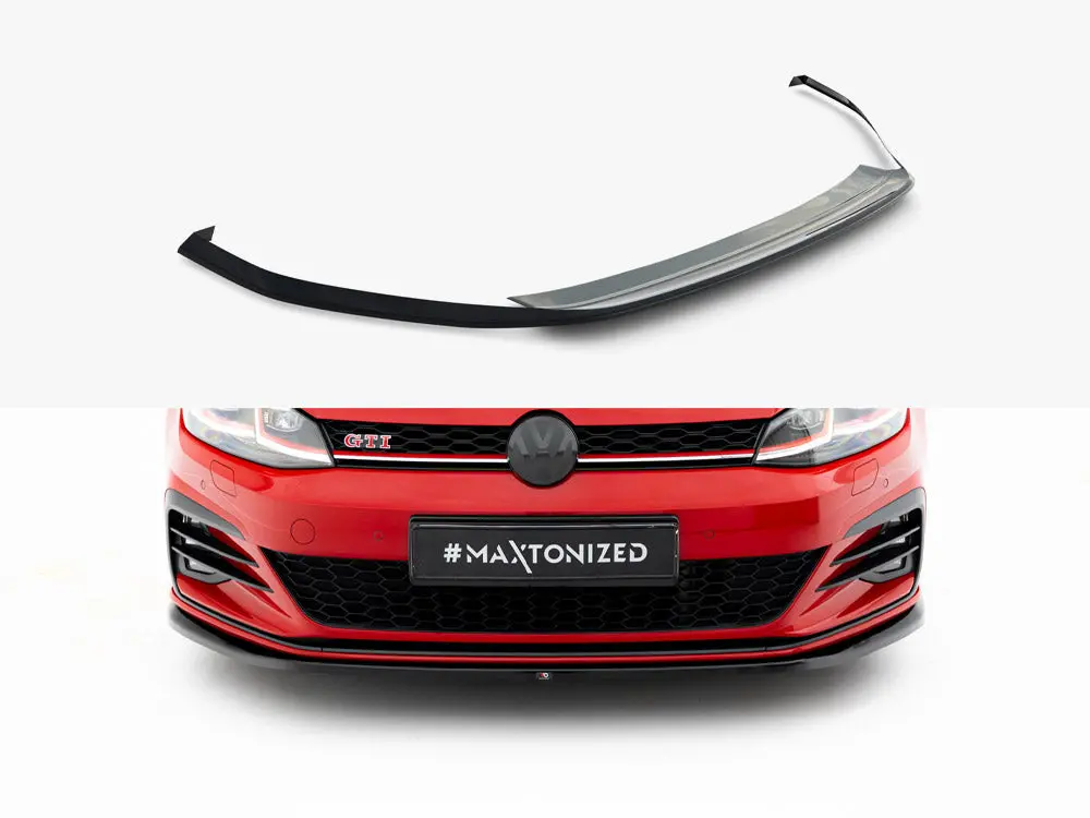 Maxton Design Front Splitter V.4 Volkswagen Golf Gti / Gtd Mk7 Facelift 1