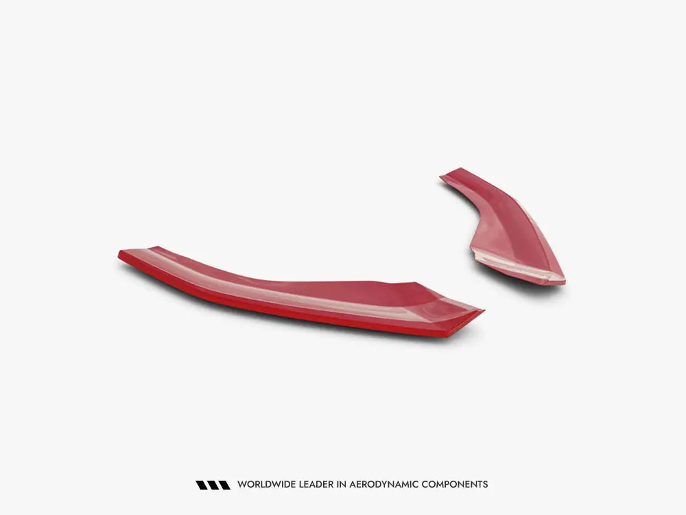 Maxton Design Front Side Splitters Volkswagen Golf Gti / Gtd Mk7 Facelift 2