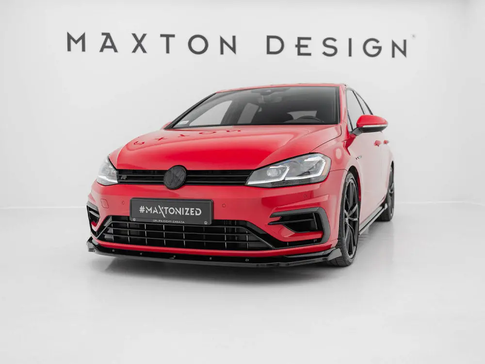 Maxton Design Front Splitter V.1 Vw Golf 7 R / R-Line Facelift 2