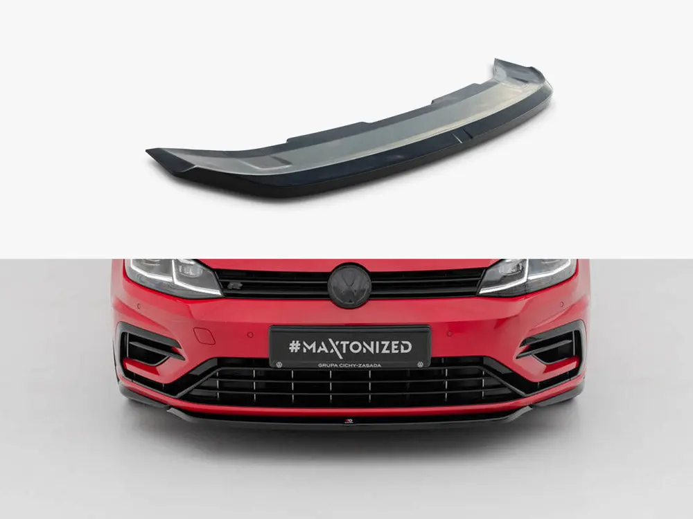 Maxton Design Front Splitter V.5 Vw Golf 7 R / R-Line Facelift 1