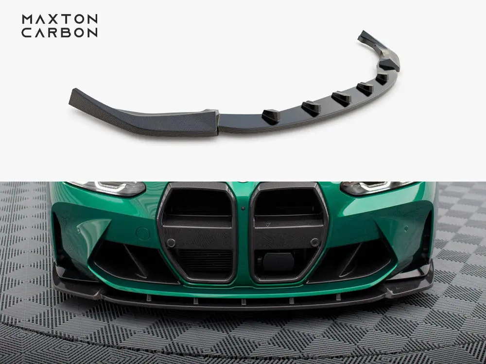 Maxton Design Carbon Fiber Front Splitter V.1 Bmw M3 Sedan / Touring G80 / G81 1