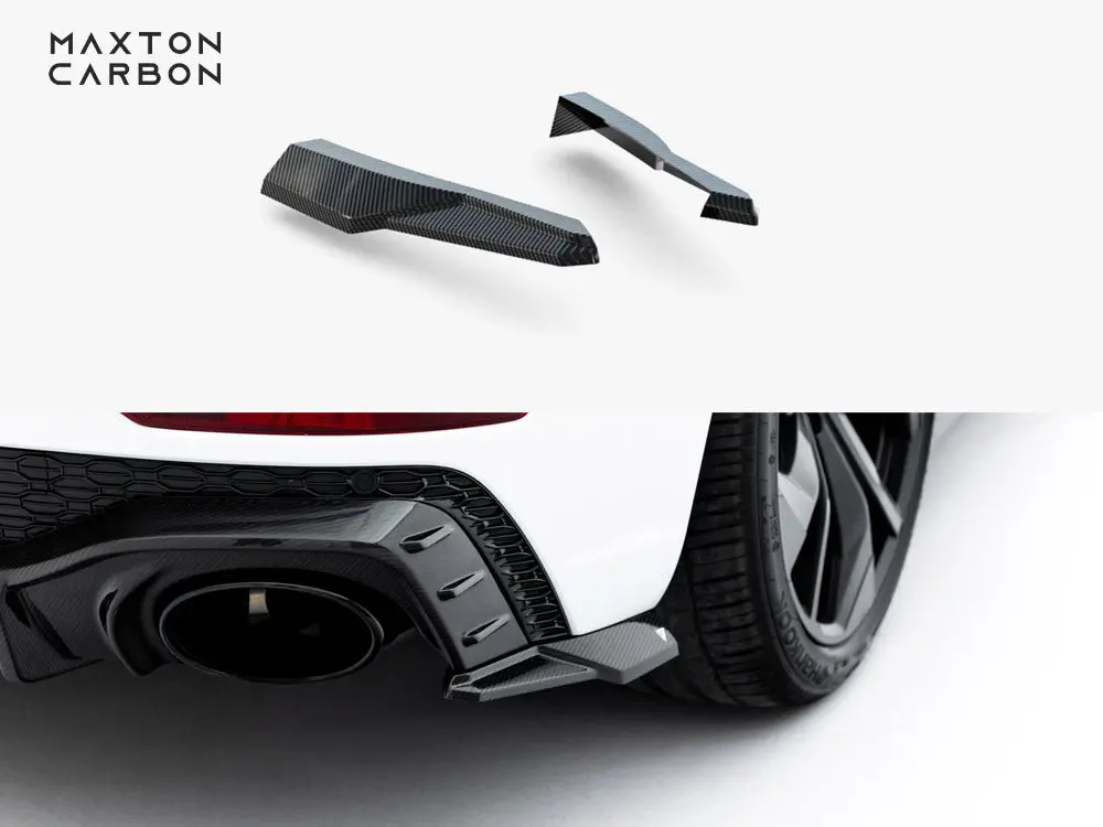 Carbon Fiber Rear Side Splitters Audi Rsq8 Mk1 1