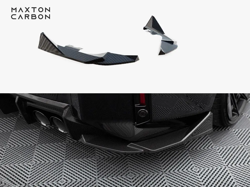 Maxton Design Carbon Fiber Rear Side Splitters Bmw M2 G87 1