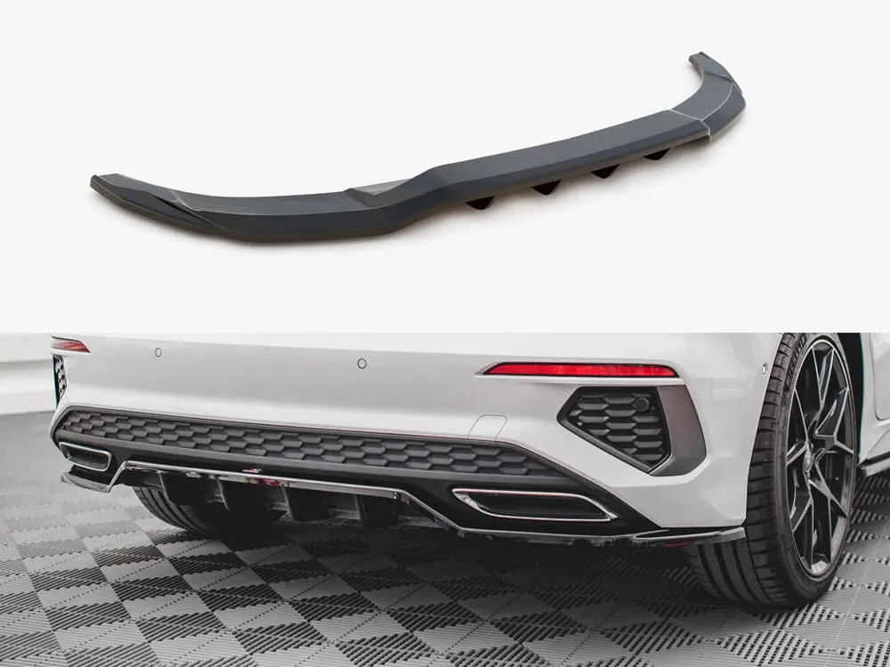 Central Rear Splitter (Vertical Bars) Audi A3 S-Line Sportback 8Y (2020-) 1