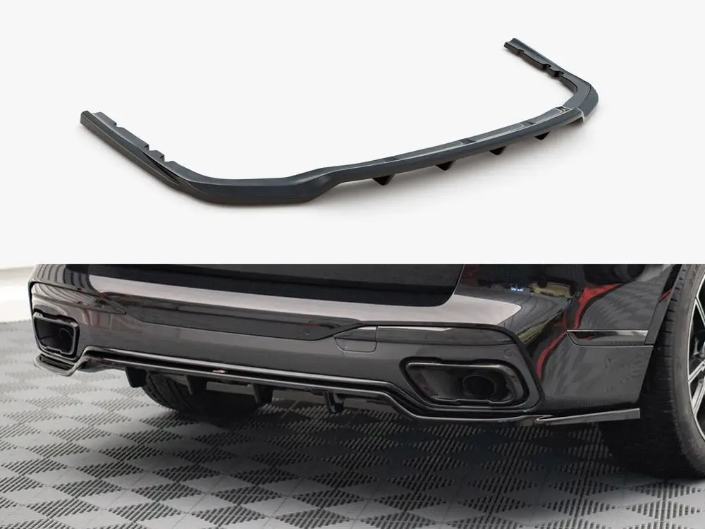 Maxton Design Rear Splitter (Vertical Bars) Bmw X7 M-Pack G07 1