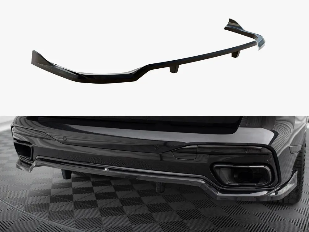 Maxton Design Rear Splitter (Vertical Bars) Bmw X7 M-Pack G07 Facelift 1