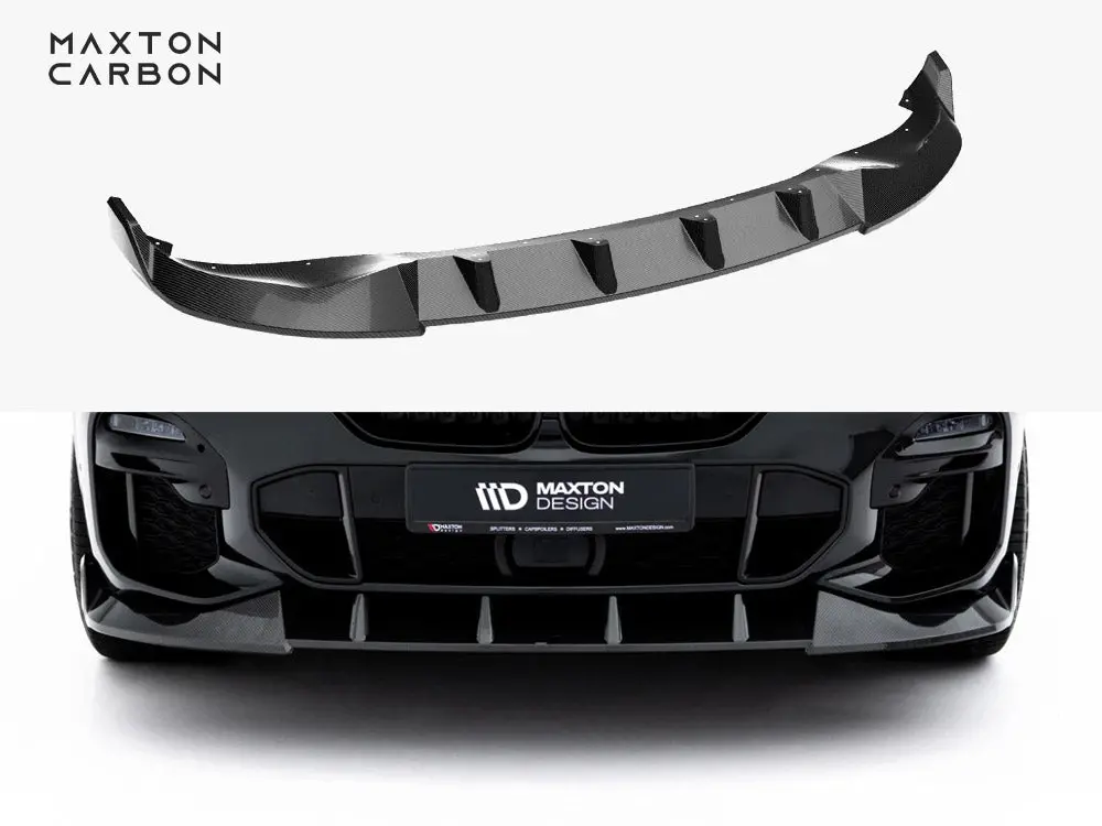 Maxton Design Prepreg Carbon Fiber Front Splitter Bmw X5 M-Pack G05 1