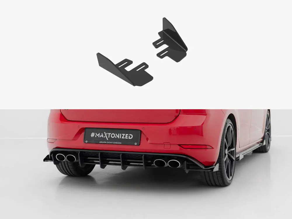 Maxton Design Rear Side Flaps Vw Golf 7 R Facelift 1