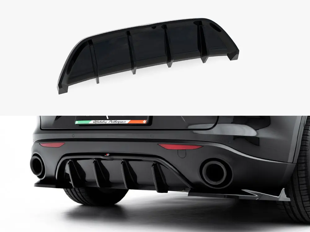 Rear Diffuser Alfa Romeo Stelvio (2016-2020) 1