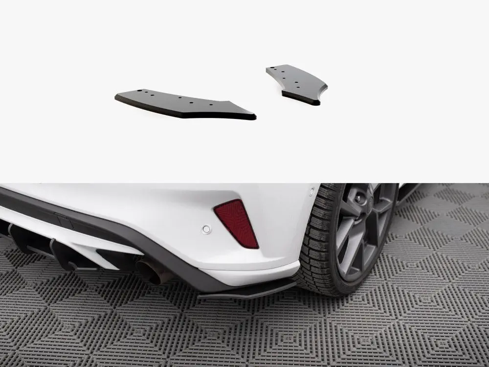 Maxton Design Street Pro Rear Side Splitters Ford Focus St Mk4 1