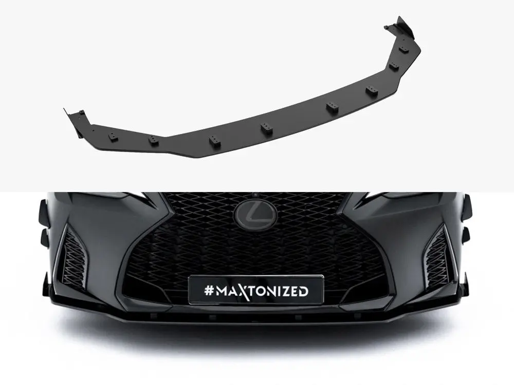 Maxton Design Street Pro Front Splitter + Flaps Lexus Is 500 Mk3 Facelift 2 (Xe30) 1