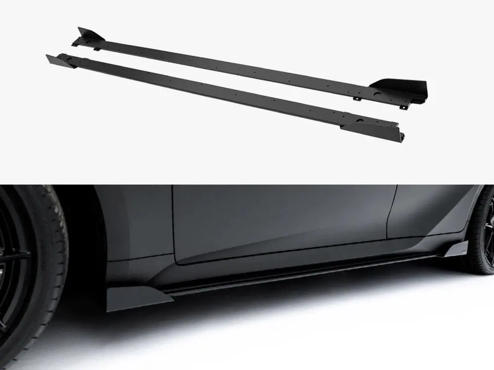 Maxton Design Street Pro Side Skirt Diffusers + Flaps Lexus Is 500 Mk3 Facelift 2 (Xe30) 1