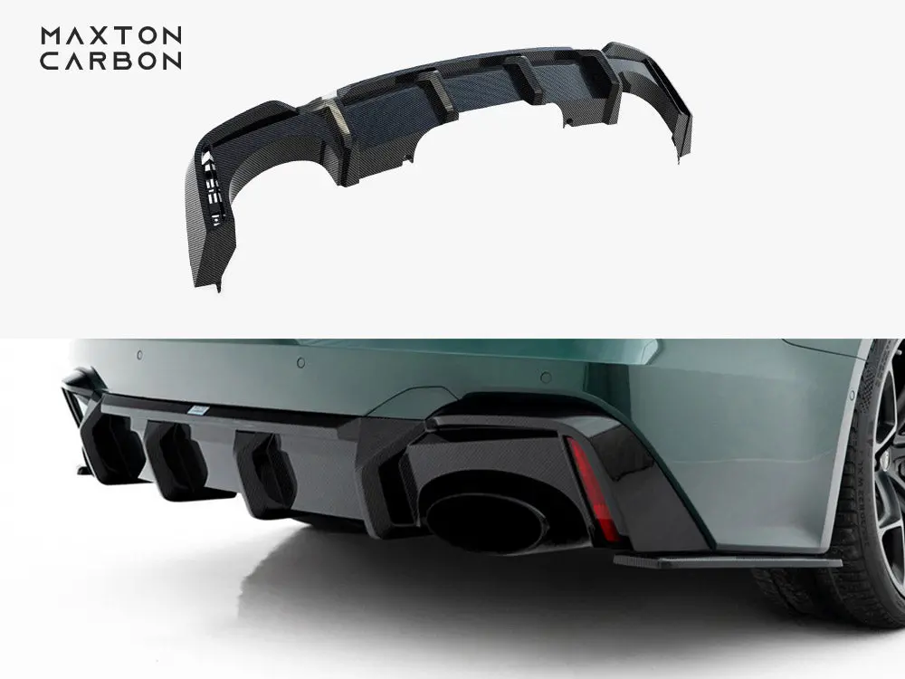 Maxton Design Prepreg Carbon Fiber Rear Diffuser Audi Rs7 C8 (Version With Towbar) 1