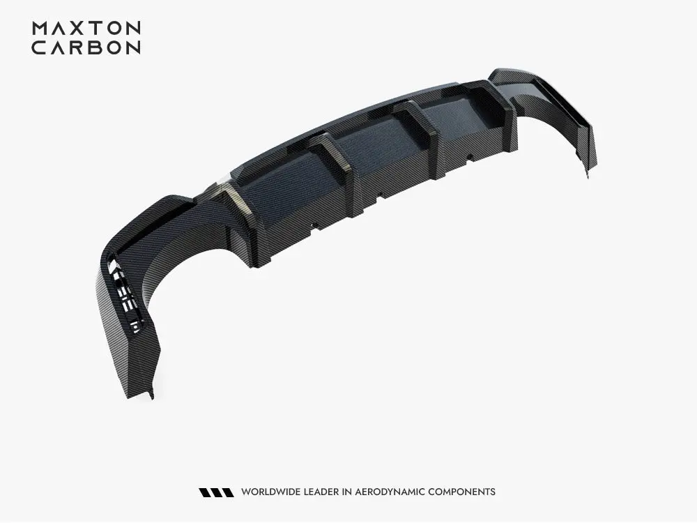 Maxton Design Prepreg Carbon Fiber Rear Diffuser Audi Rs7 C8 (Version Without Towbar) 2