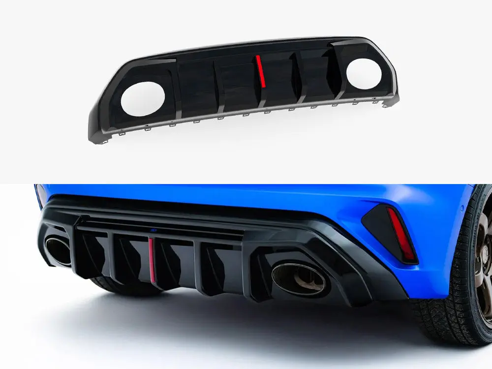 Maxton Design Rear Valance Audi Rs3 8Y Sportback 8Y Facelift (Version With Original Reflector) 1